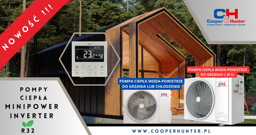 Nowe, kompaktowe pompy ciepła od COOPER&HUNTER
