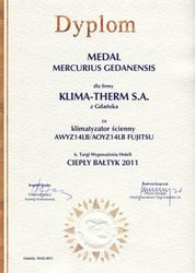 Medal MERCURIUS GEDANENSIS dla AWYZ14LB/AOYZ14LB Fujitsu