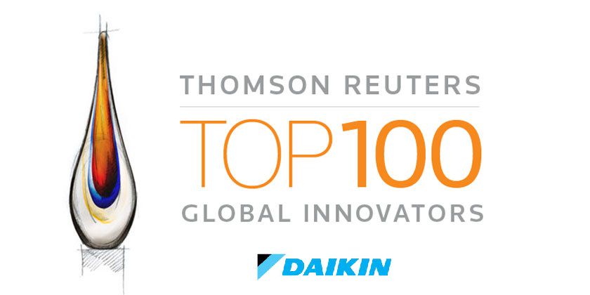 Daikin Industrial wśród 100 najbardziej innowacyjnych firm na świecie - Top 100 Global Innovators.
