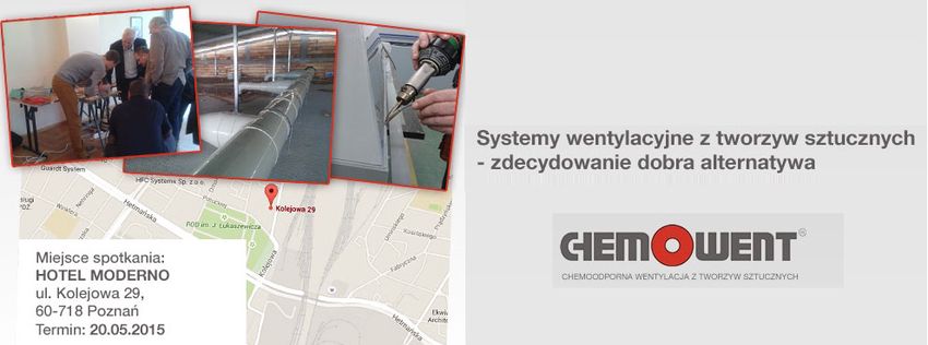 Systemy wentylacyjne z tworzyw sztucznych zdecydowanie dobrą alternatywą? Przekonaj się na szkoleniu już 20 maja w Poznaniu.