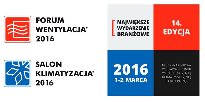 1-2 marca 2016r. to oficjalna data największego spotkania branżowego w Polsce - Forum Wentylacja Salon Klimatyzacja 2016.