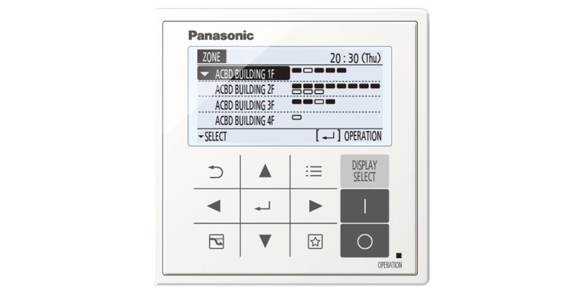 Panasonic CZ-64ESMC3: nowy sterownik systemowy z programatorem.