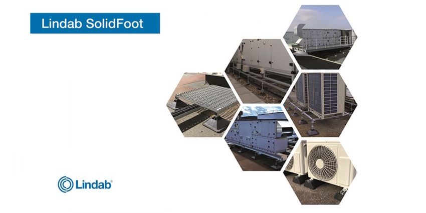 Lindab SolidFoot –  uniwersalny system podstaw i wsporników montażowych do urządzeń HVACR