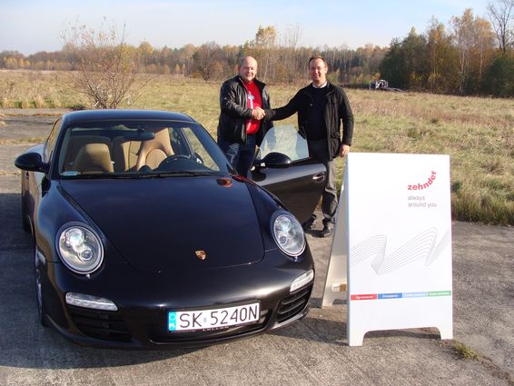 Jazda Porsche z Zehnder