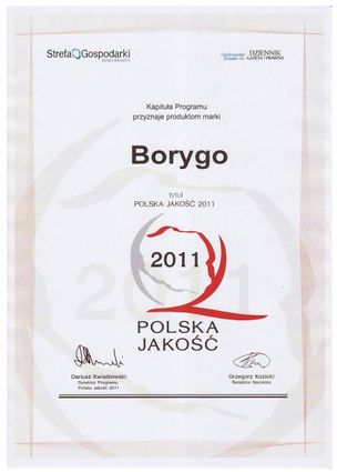BORYGO = Polska Jakość 2011