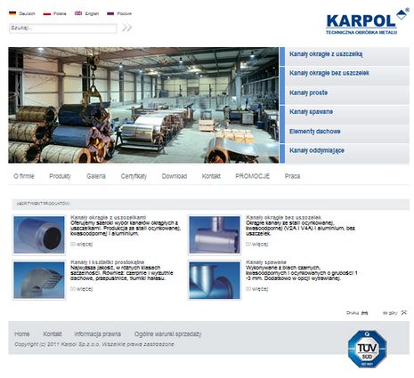 Nowa strona internetowa firmy KARPOL