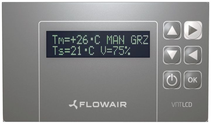 Flowair prezentuje: Nowy sterownik VNTLCD do wentylatorów nagrzewnic