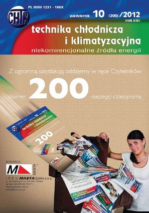 200 numer czasopisma "Technika chłodnicza i klimkatyzacyjna"