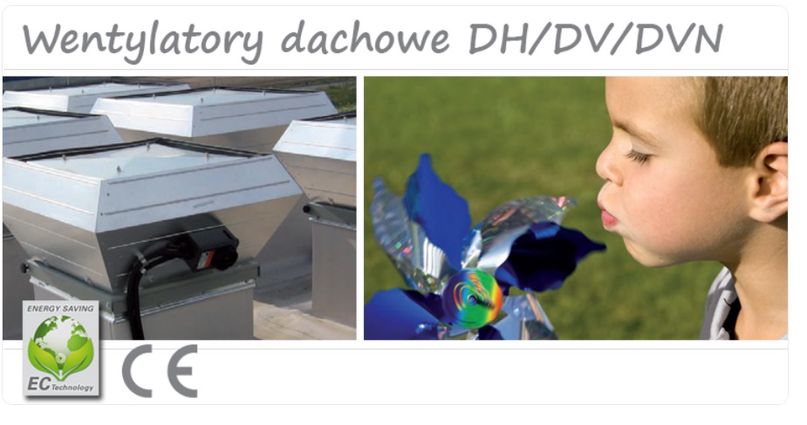Nowa wersja katalogu wentylatorów dachowych DH/DV/DVN.