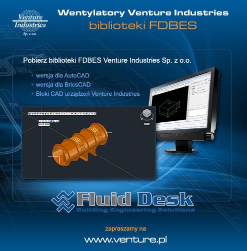 Biblioteki CAD Venture Industries w FDBES