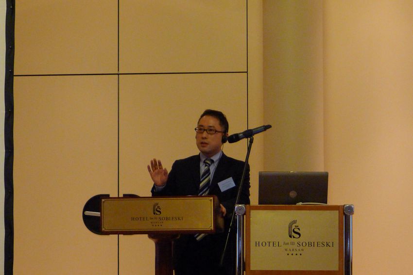 Wykład prowadził Kierownik Planowania Strategii Mitsubishi Electric Europe - Pan Osamu Nagaishi