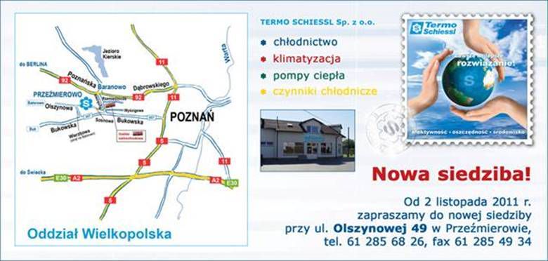 Nowa siedziba Oddziału Poznańskiego Termo-Schiessl