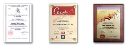 nagrody dla Area Traders