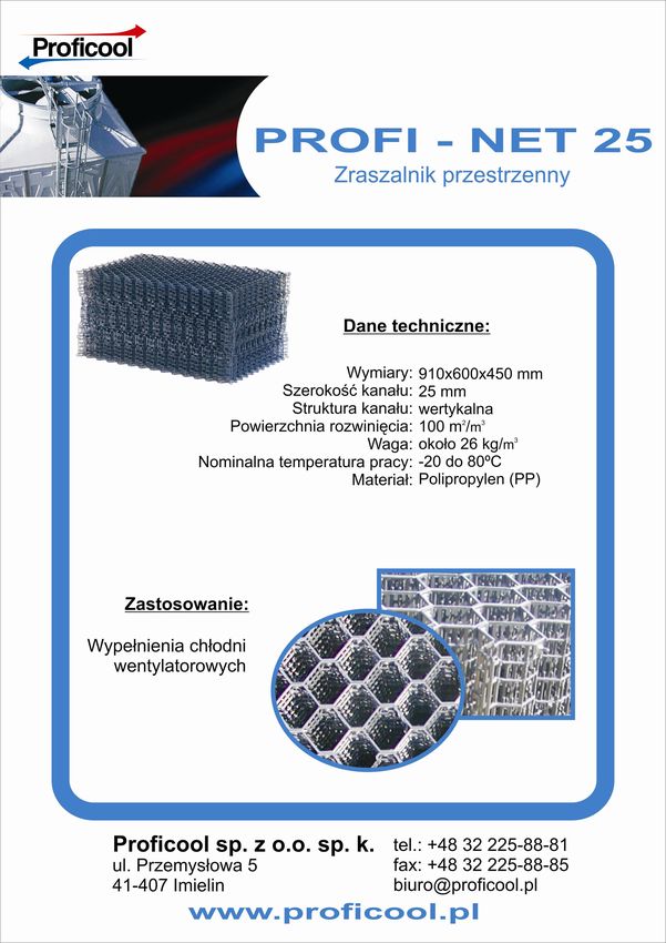 ProfiNet25 - nowość Proficool