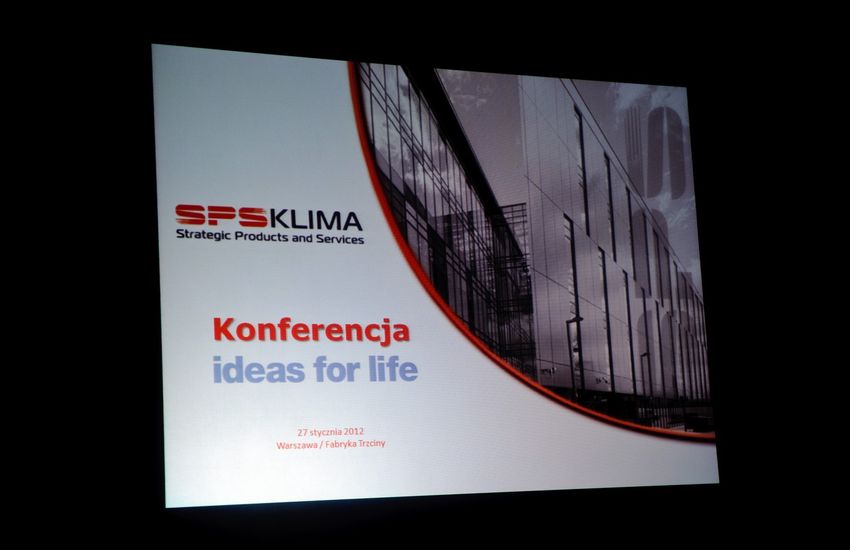Konferencja prasowa SPS Klima, Warszawa 27.01.2012. Foto SPS Klima/DG Art Projects