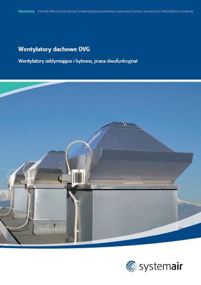 Wentylatory dachowe DVG Systemair - katalog 2012