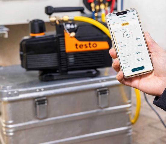 Testo 565i – pompa do automatycznego próżniowania