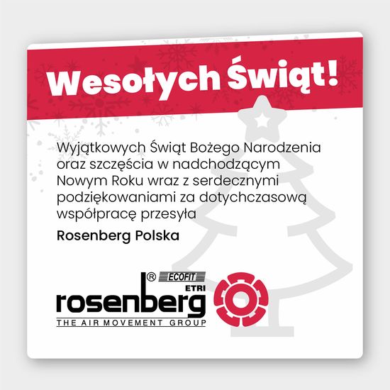 życzenia świąteczne 2021 rosenberg-polska