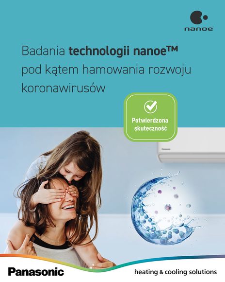 skuteczność technologii nanoe™ X od Panasonic