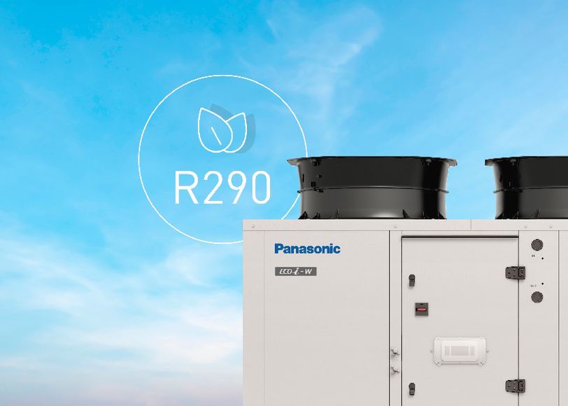 Nowe rewersyjne pompy ciepła powietrze-woda R290 firmy Panasonic o mocy do 80 kW