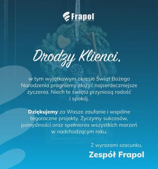 kartka świąteczna od Frapol