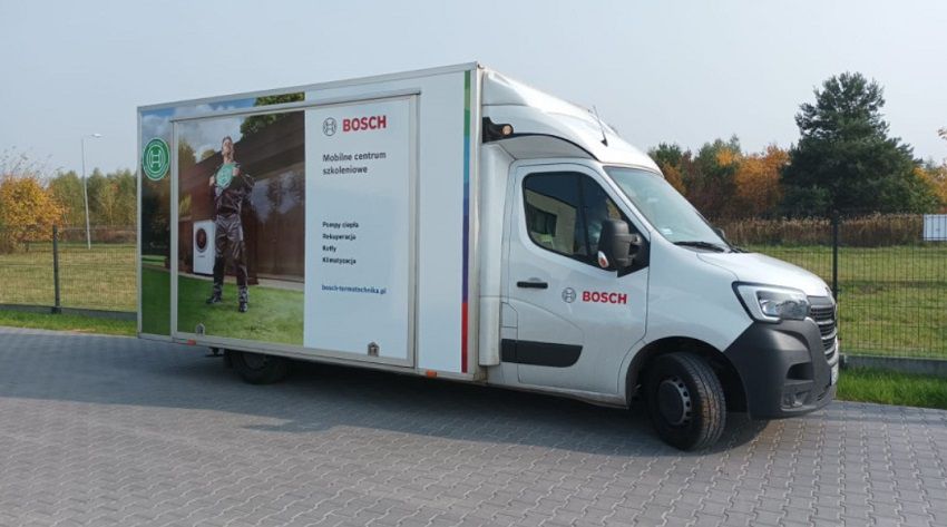 mobilne centrum szkoleniowe Bosch na targach ENEX