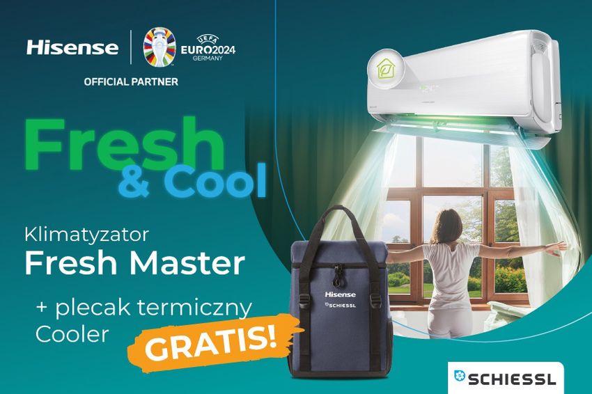 Promocja Do każdego klimatyzatora ściennego Hisense Fresh Master torba Cooler gratis!