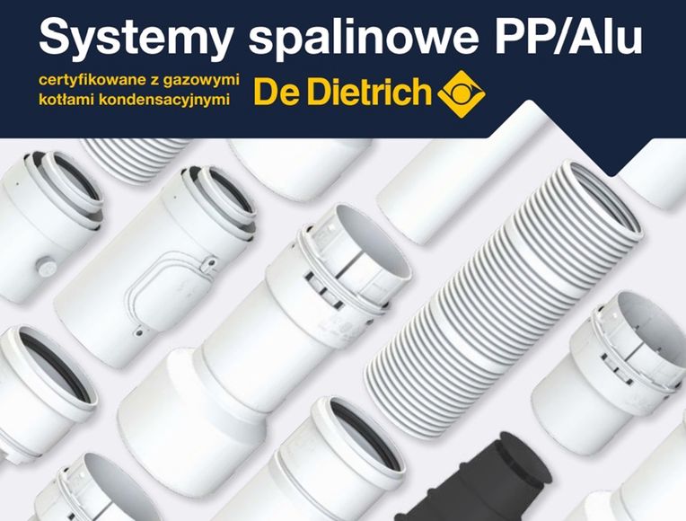 systemy odprowadzania spalin PP/Alu certyfikowane z gazowymi kotłami