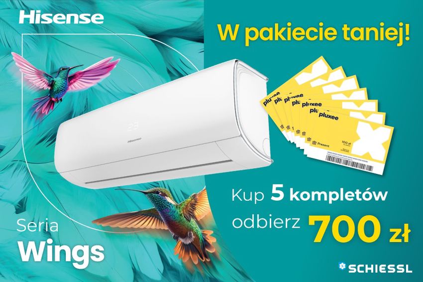 Promocja klimatyzatorów Hisense Wings