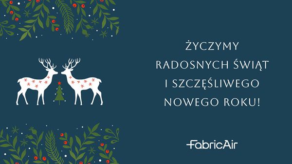 Świąteczne życzenia od Fabric Air