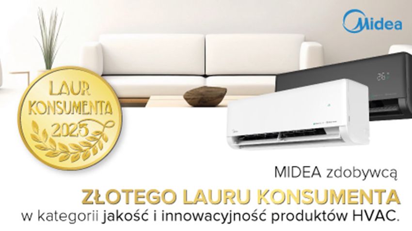 Midea zdobywa Złoty Laur Konsumenta 2025