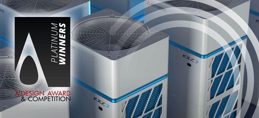 System klimatyzacji VRF KXZ3 MHI z nagrodą Platinum A' Design Award 2025