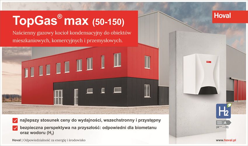 Kondensacyjny kocioł ścienny TopGas®