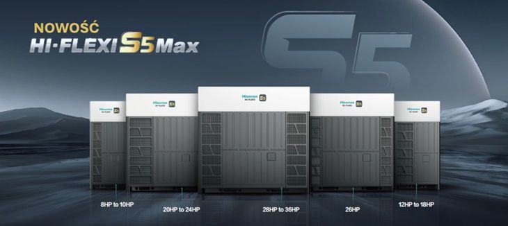 Nowy system VRF od Hisense - seria Hi-Flexi S5