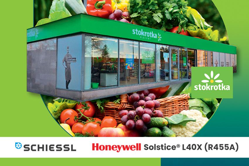 Układ chłodniczy pracujący na czynniku Solstice® w Stokrotce