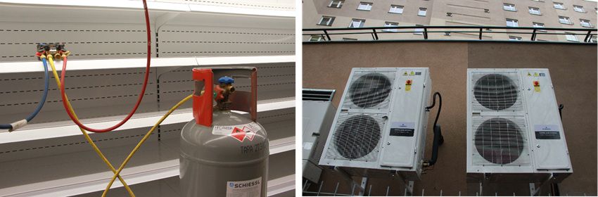 Instalacja chłodnicza w Stokrotce