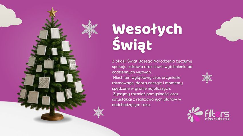 Świąteczna kartka z życzeniami od Filters