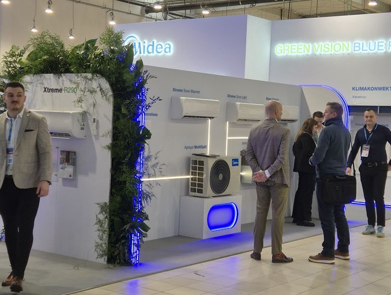 Stoisko Midea na Warsaw Hvac Expo 2026