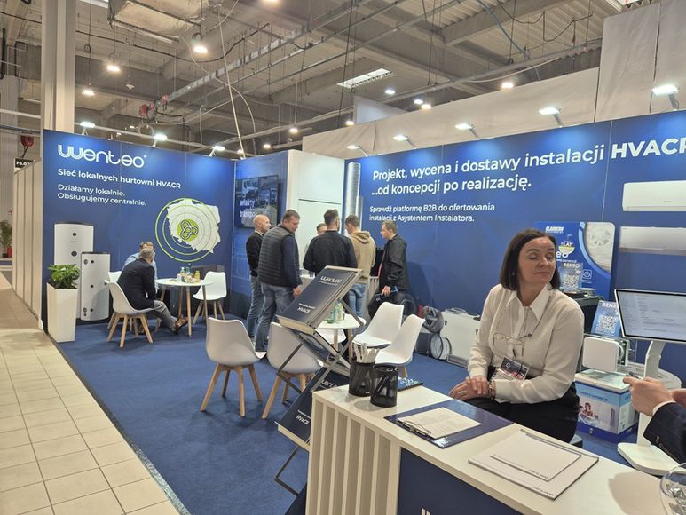 Stoisko Wenteo na Warsaw Hvac Expo 2026