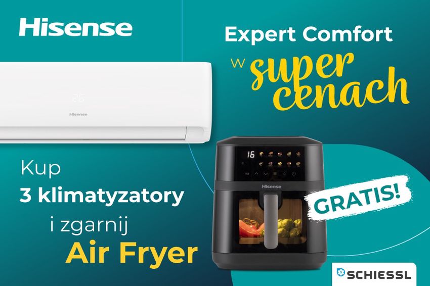 Promocja Schiessl, kup klimatyzatory a Air Fryera dostaniesz gratis