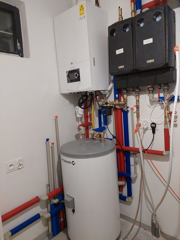 gazowy kocioł kondensacyjny z podgrzewaczem c.w.u. od De Dietrich