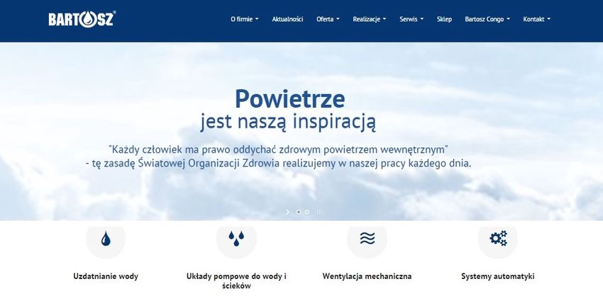 www.bartosz.com.pl - nowa odsłona strony internetowej Firmy Bartosz.