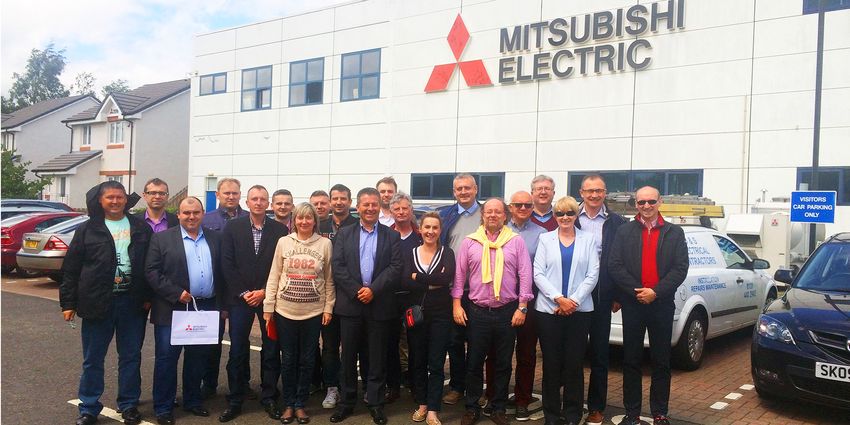 Klienci Mitsubishi Electric z wizytą w Szkocji.