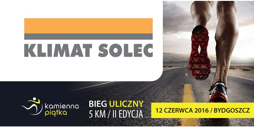 Kamienna 5-tka z KLIMAT-SOLEC czyli nowy partner biegu na 5 km.