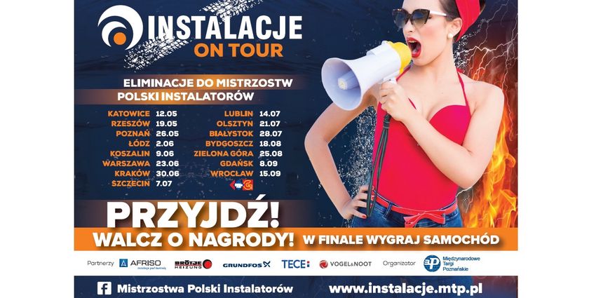Już 12 maja startują INSTALACJE ON TOUR 2017!