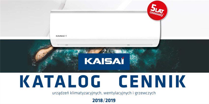 Nowy katalog i cennik KAISAI na rok 2018/2019