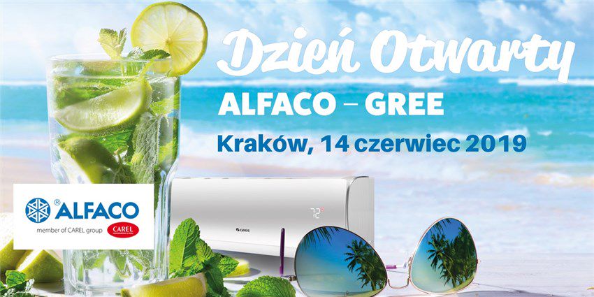 Już 14.06 zapraszamy na Dzień Otwarty Alfaco - Gree do Krakowa!