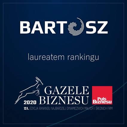 Firma Bartosz Gazelą Biznesu 2020