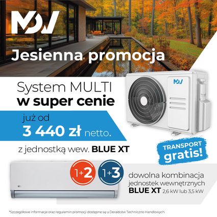 MDV - jesienna promocja na zestawy MULTI z jednostkami BLUE XT