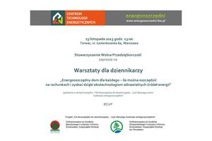 Targi Nowy DOM Nowe MIESZKANIE 2013 - zaproszenie